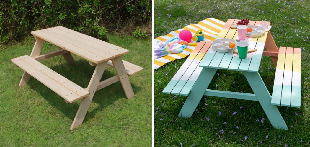 How to Build a Kids Picnic Table | 8 Easy Steps (2024)