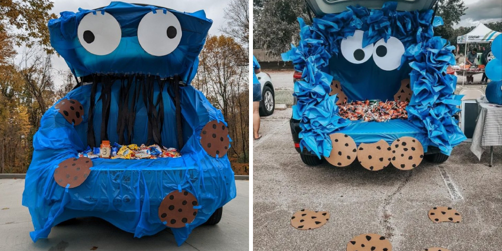 How to Make Cookie Monster Trunk or Treat | 10 Easy Tips (2024)